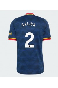 Arsenal William Saliba #2 Fotballdrakt Borte Klær 2026-27 Korte ermer